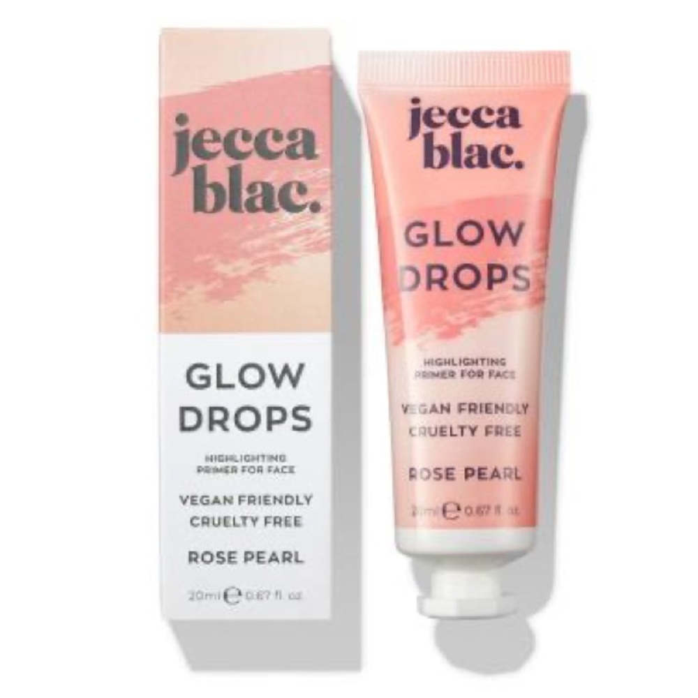 Jecca Blac Glow Drop Highlighting Primer for Face in Rose Pearl